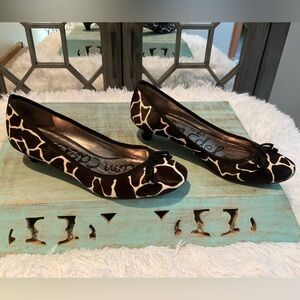 NWOB Sam Edelman Leather Cowhide Ballet Flats size 7